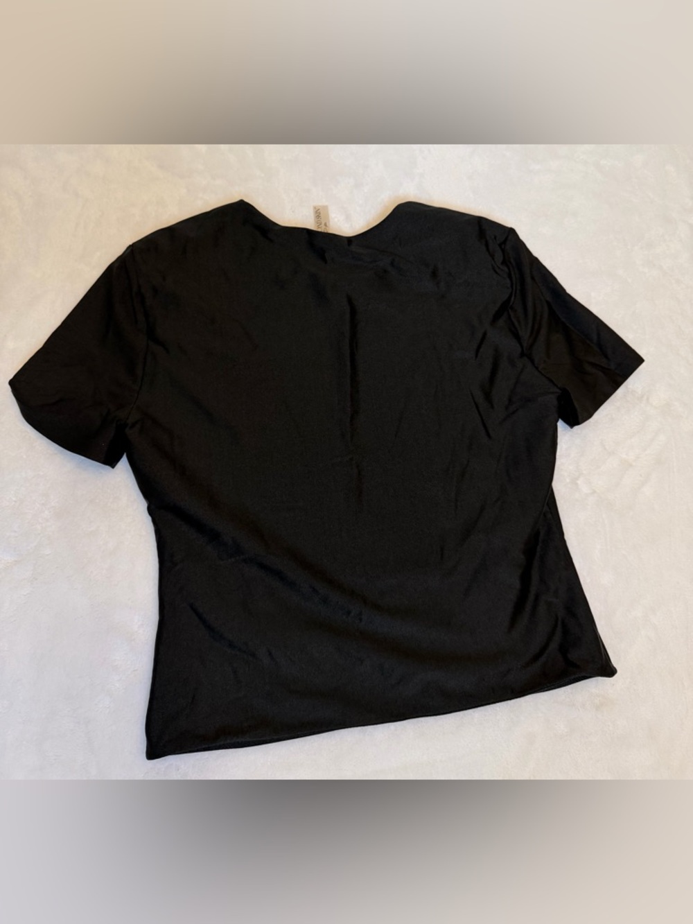 Second Skin Short Sleeve Crew Neck Top - Black, Size M - Picture 2 of 9